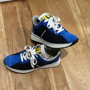 Franco Sarto Venice Navy Mesh Sneakers